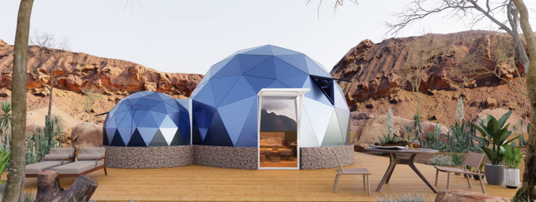 怀仁县球形智能光伏玻璃星空房